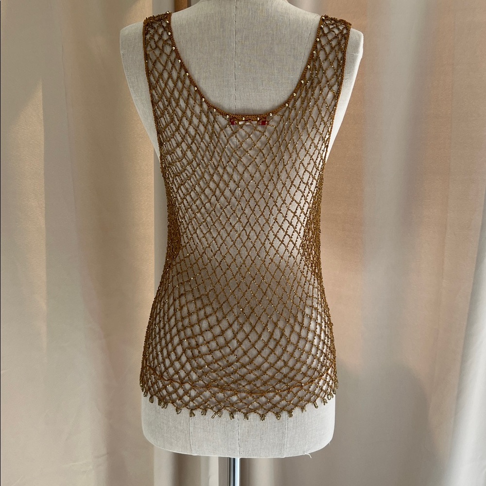 Vintage 2000s beaded tank size XS/S - Picture 4 of 6